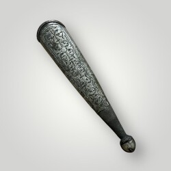 Gümüş Savatlı Çerkez Kama Kını Aparatı – 60gr | Kafkas İşi Koleksiyonluk Parça AOB6027 - 2