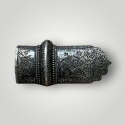 Gümüş Savatlı Çerkez Kama Kını Aparatı – 79gr | Kafkas İşi Nadir Koleksiyonluk AOB6028 - 2