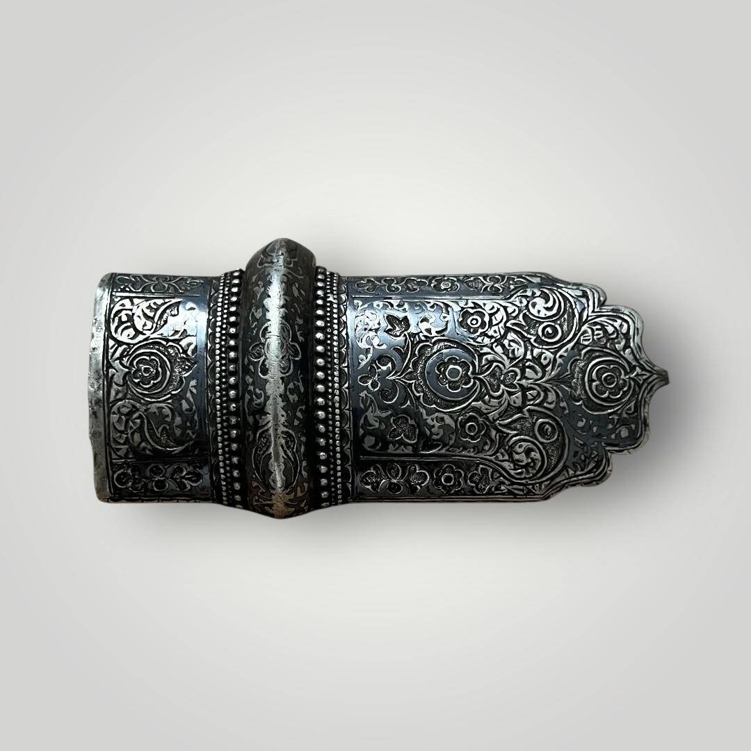 Gümüş Savatlı Çerkez Kama Kını Aparatı – 79gr | Kafkas İşi Nadir Koleksiyonluk AOB6028 - 2