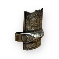 Gümüş Savatlı Çerkez Kama Aparatı AOB6029 - Gökçekoleksiyon