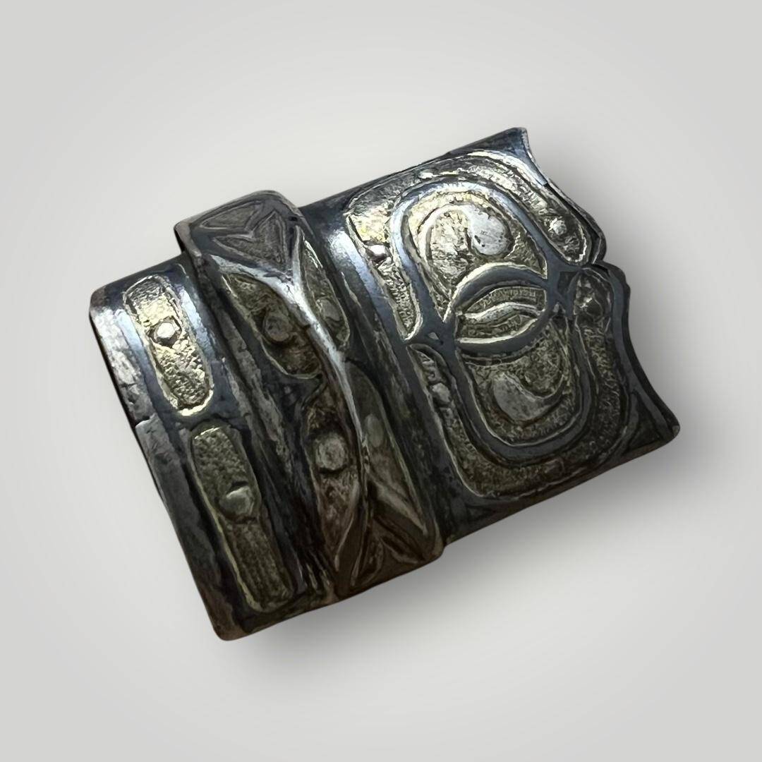 Gümüş Savatlı Çerkez Kama Aparatı AOB6029 - 5