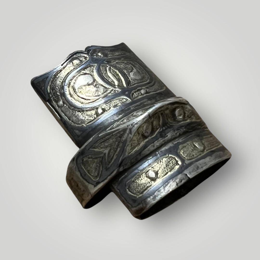 Gümüş Savatlı Çerkez Kama Aparatı AOB6029 - 6