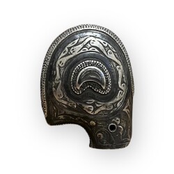 Gümüş Savatlı Çerkez Kılıç Aparatı AOB6031 - Gökçekoleksiyon