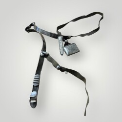 Gümüş Savatlı Damgalı Antika Çerkez Kemeri AOB5087 - 6