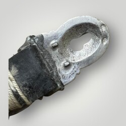 Antika Savat İşçilikli Damgalı Gümüş Kemer – Çok Yüksek Gramaj Nadir Parça AOB6017 - 4