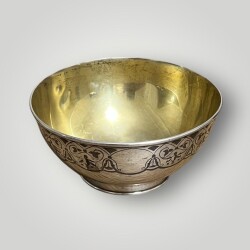 Gümüş Savatlı Damgalı Kase AOB6025 - 4