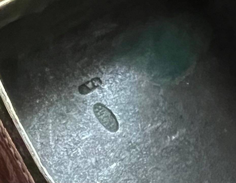 Gümüş Savatlı Damgalı Kutu AOB6087 - 8