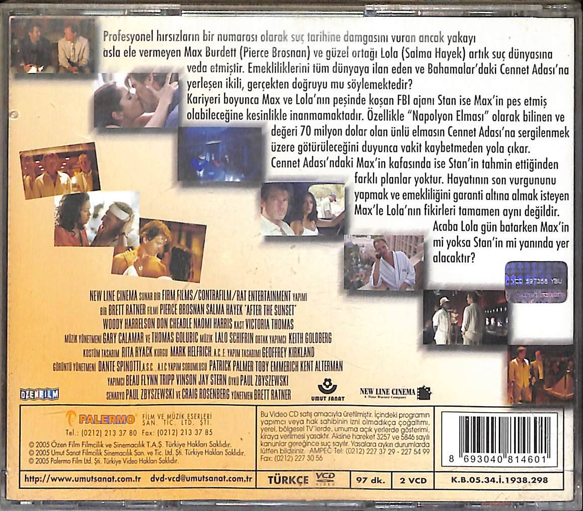 Gün Batarken - After the Sunset (2004) VCD Film ' Pierce Brosnan - Salma Hayek ' VCD28037 - 2