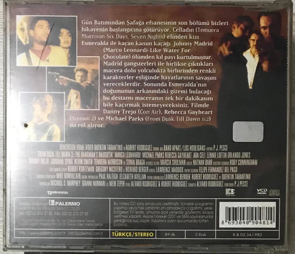 Gün Batımından Şafağa 3 VCD Film VCD5792 - 2