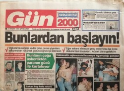Gün Gazetesi 17 Kasım 1993 Çiller Rakipsiz Kaldı - Karayalçının Nesi Var? -GZ44797 - 1