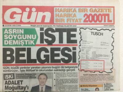 Gün Gazetesi 22 Ekim 1993 - Müjde Arın Dirilişi GZ35984 - 1