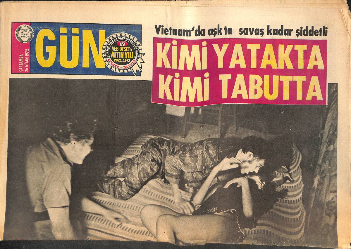 Gün Gazetesi 26 Nisan 1972 - Ajda Pekkan Telefon Numarasını Bir Yılda Tam 6 Defa Değiştirdi GZ141719 - 1
