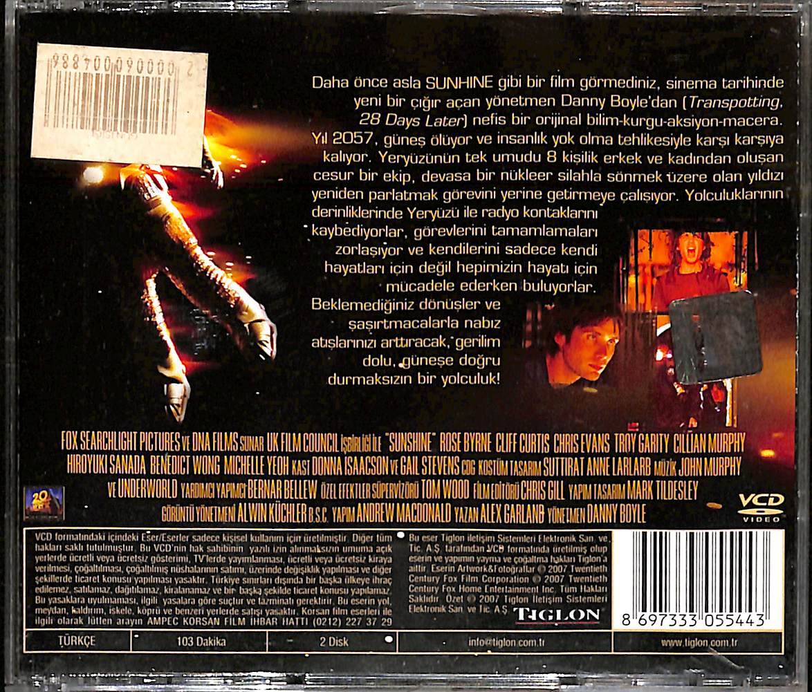 Gün Işığı – Sunshine (2007) Orijinal VCD Film VCD28373 - 2