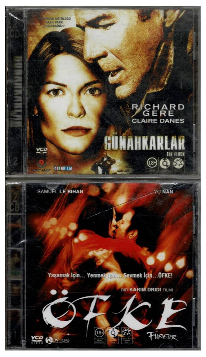 Günahkarlar (Richard Gere) Öfke - 2 Adet VCD Film VCD1179 - 1