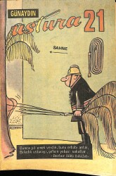 Günaydın / Ustura Sayı : 21 NDR91213 - Gökçekoleksiyon
