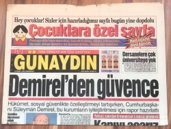 Günaydın 23 Mart 1996 - Demirelden Güvence GZ1688 - 2