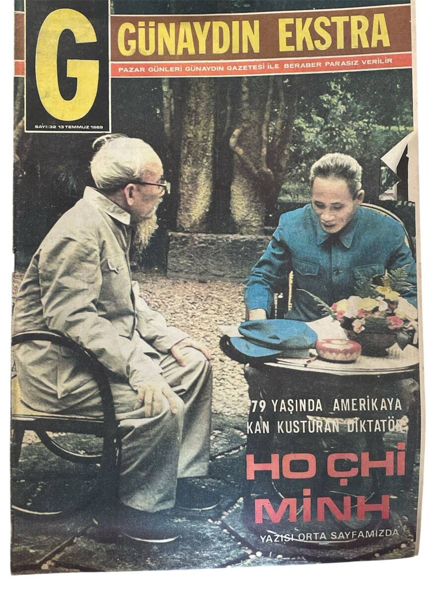 Günaydın Ekstra Dergisi 13 Temmuz 1969 Sayı: 32 - Fatma Girik - Charlie Chaplin - Gönül Turgut NDR93373 - 1