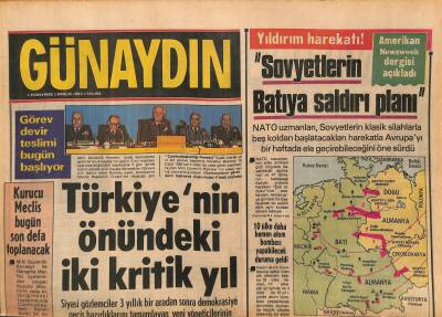 Günaydın Gazetesi 1 Aralık 1983 - Bira Kralı Heineken Kurtarıldı - Sakıp Sabancı , Zeki Alasya Ve Metin Akpınara Kumaş Verdi GZ127854 - 1