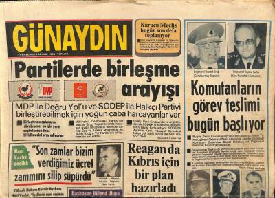 Günaydın Gazetesi 1 Aralık 1983 - Tam Beş Kez Evlenen Müzik Sanatçısı Gönül Yazar Gençlere Nasihat Etti GZ94278 - 1
