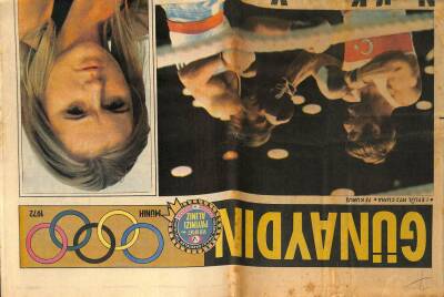 Günaydın Gazetesi 1 Eylül 1972 - Nazif Kuran Yunanlının Yüzünü Patlattı GZ58183 - 1