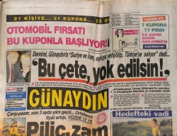Günaydın Gazetesi 1 Nisan 1990 - Handan'ın İntikamı - İbo: Ben Babo Gurban Demem - Fatma Girik Hayat Arkadaşına Eliyle Pasta Yedirdi GZ152855 - 1