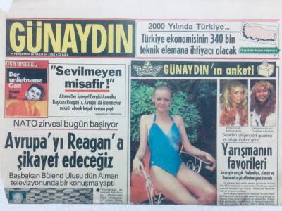 Günaydın Gazetesi 10 Haziran 1982 - Arjantinin Batırdığı İngiliz Gemilerinin Sayısı 8i Buldu GZ41229 - 1