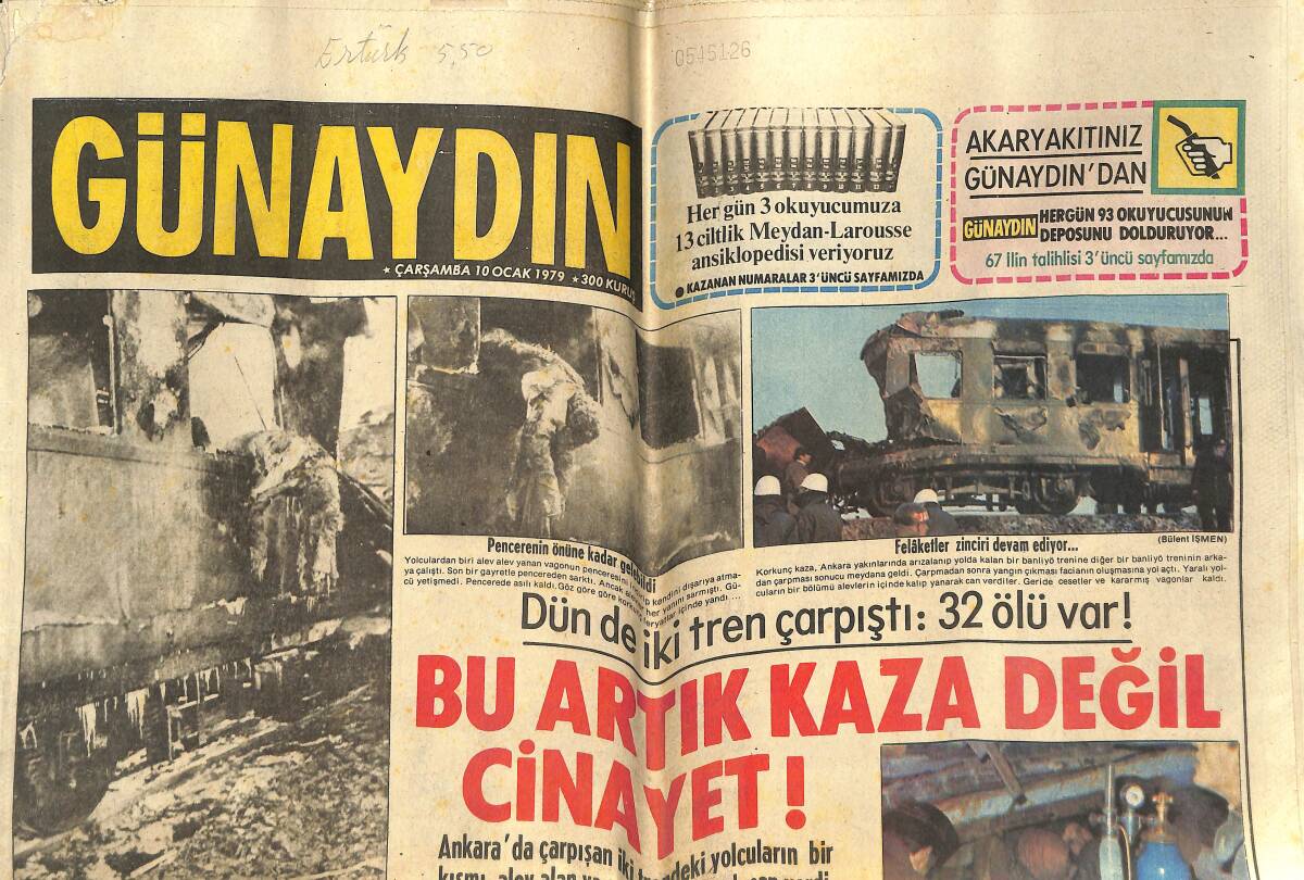 Günaydın Gazetesi 10 Ocak 1979 - Süleyman Demirel Hükümete Not Verdi! - Bülent Ecevit Alman Gazetesine İMF'Yi Şikayet Etti! GZ142471 - 1