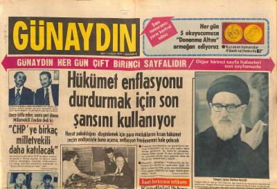 Günaydın Gazetesi 11 Eylül 1979 - Haydar Paşanın Torunu Ve Gelini , Dedelerinin Fotoğrafını Alıp Gitti GZ87460 - 1