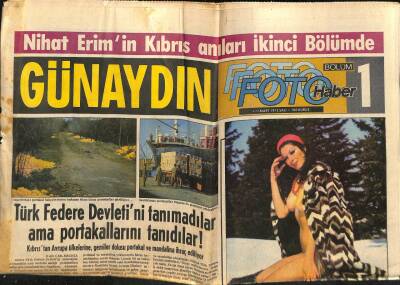 Günaydın Gazetesi 11 Mart 1975 - Kıbrıstan Avrupa Ülkelerine Gemiler Dolusu Portakal, Mandalina İhraç Ediliyor GZ58260 - 1