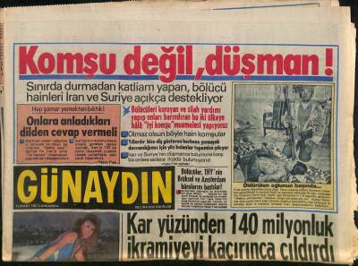 Günaydın Gazetesi 11 Mart 1987 - Karın Zevkini Sibel Can Çıkardı GZ118663 - 1