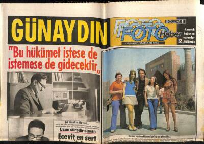 Günaydın Gazetesi 11 Mayıs 175 - Bülent Ecevit,Bu Hükümet Mutlaka Gidecektir GZ56039 - 1