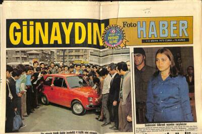 Günaydın Gazetesi 11 Mayıs 1973 - Boğaz Köprüsünün İki Yaka İle Kara Yolu Bağlantısı Tamamlandı GZ58215 - 1