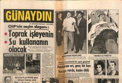 Günaydın Gazetesi 12 Ağustos 1969 - Halk 150 Kuruşa Satılan Kaçak Bulgar Çaylarını Kapışıyor GZ102697 - 1