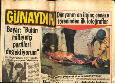 Günaydın Gazetesi 12 Ağustos 1983 - Doğum Günü Hediyesi GZ58190 - 1