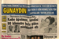 Günaydın Gazetesi 12 Eylül 1969 - Dansöz Yeşim Avrupadan Meteliksiz Döndü GZ64209 - 1