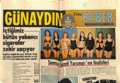 Günaydın Gazetesi 12 Mayıs 1973 - Ecevit AP İdam Sehpalarına Yolladığı Gençlerden Af Dilemelidir GZ58214 - 1