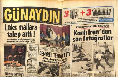 Günaydın Gazetesi 12 Şubat 1979 - Kanlı İrandan Son Fotoğraflar GZ58071 - 1
