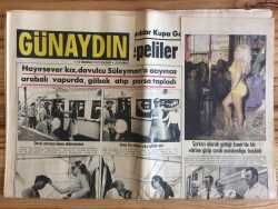 Günaydın Gazetesi 12 Temmuz 1970 - Film Artisti Ve Balık Kız Piraye Uzun Boşandığı Eşinden 750 Lira Nafaka Alacak GZ72775 - 2