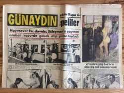 Günaydın Gazetesi 12 Temmuz 1970 - Film Artisti Ve Balık Kız Piraye Uzun Boşandığı Eşinden 750 Lira Nafaka Alacak GZ72775 - 1