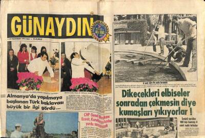 Günaydın Gazetesi 13 Haziran 1972 - Almanyada Yapılmaya Başlanan Türk Baklavası Büyük Bir İlgi Gördü... GZ98312 - 1