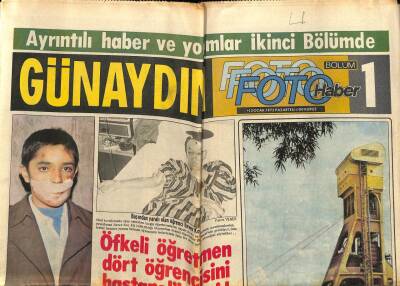 Günaydın Gazetesi 13 Ocak 1975 - Erzurumda Depren Oldu Bir Çok Ev Yıkıldı GZ58131 - 1