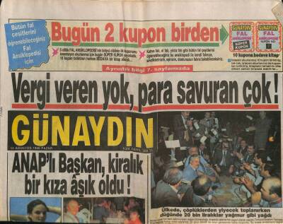 Günaydın Gazetesi 14 Ağustos 1988 - Gönül Yazar 49 Yaşına Bastığını İlan Etti ! GZ87441 - 1