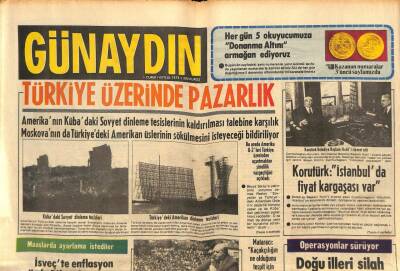 Günaydın Gazetesi 14 Eylül 1979 - Erbakanı Her Yerde Yüzleri Maskeli Akıncılar Karşılıyor GZ87462 - 1