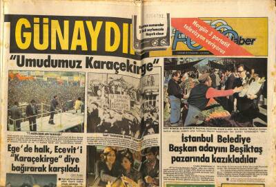 Günaydın Gazetesi 14 Kasım 1977 - Alparslan Türkeş,9 Ayda 68 Ülkücü Genç Öldürüldü GZ5560 - 1