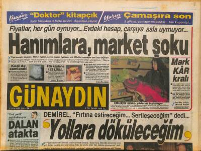 Günaydın Gazetesi 14 Kasım 1989 - ANAPta Kasetler Çarpışıyor - TRT , Ermeni Katliamını Tüm Dünyaya Anlatacak GZ126055 - 1