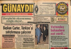 Günaydın Gazetesi 14 Mayıs 1978 - Başkan Carter Türkiye'yi Yatıştırmaya Çalışıyor - Anneler Günü, Fatma Girik, Hülya Koçyiğit Ve Gülşah GZ152050 - 1