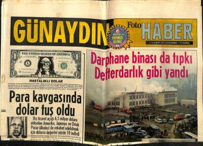 Günaydın Gazetesi 14 Şubat 1973 - Para Kavgasında Dolar Tuş Oldu, Cemal Kamacı Hepsiyle Dövüşeceğim GZ58197 - 1