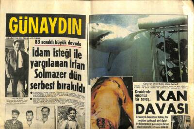 Günaydın Gazetesi 15 Ağustos 1971 - İdam İsteği İle Yargılanan İrfan Yılmazer Serbest Bırakıldı GZ58125 - 1