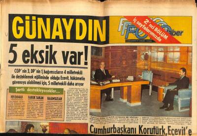 Günaydın Gazetesi 15 Haziran 1977 - Müşerref Tezcan İçli Köftenin Nasıl Yapıldığını Anlatacak GZ87463 - 1