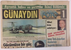 Günaydın Gazetesi 16 Şubat 1975 - Yeni F-104 S Savaş Uçakları Törenle Teslim Alındı GZ13208 - 2